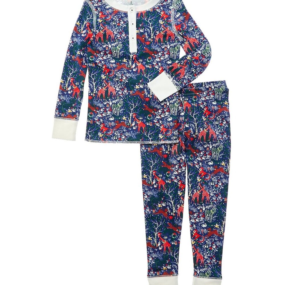 NWT Roller Rabbit Holly Days Pajama Set 12-18M